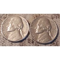 5 центов  1956 Р & D США Джеферсон