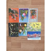 Открыткт новогодние, СССР