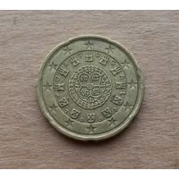 Португалия, 20 евроцентов 2002 г.