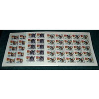 СССР.1982, июнь-июль. Совместный советско-французский космический полет на корабле ''Союз Т-6''.ПОЛНАЯ СЕРИЯ В ЧИСТЫХ ЛИСТАХ.