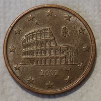 Италия 5 евроцентов, 2002 (14-15-28)