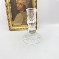 Подсвечник стеклянный ручной работы. Германия. 3714