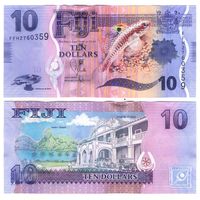 Фиджи 10  долларов 2012 год  UNC