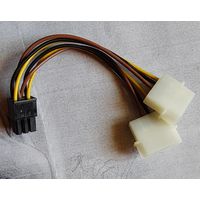 Переходник питания IDE - 6 пин видеокарты. pin
