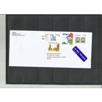 Канада. Конверт прошедший почту Канада-Беларусь. 2020г.