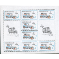 Чехословакия прага 1988 автомобили транспорт     MNH