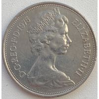 Великобритания 10 пенсов 1975 г.
