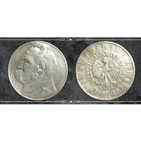 10 злотых 1936 Пилсудский