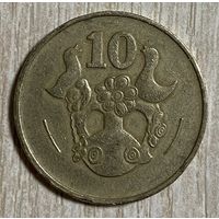 Монета 10 центов 1983 год. Кипр.