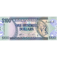 Гайана, 100 долларов, 2005 г., UNC