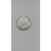 ПРУССИЯ 3 марки 1909 год