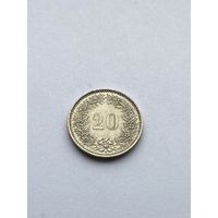 20 раппенов 1987 г., Швейцария