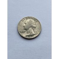 25 центов 1967 г., США