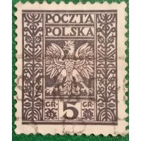 Польша 1928. Герб Польши - Белый орел