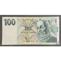 Банкнота. Чехия. 100 крон 1997 год.