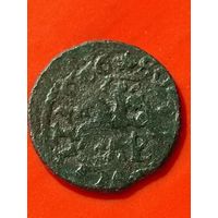 Солид (боратинка) 1666 г. литовский герб.(3) Монограмма HKPL, отметка МД-GFH. Ян II Казимир, без мц.