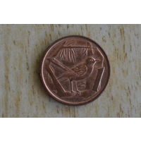 Каймановы острова 1 цент 2008 с 1 руб