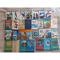 Рыбалка - книги и журналы рыболову - снасти для рек и озер, рыболов-спортсмен, новичок на рыбалке, 300 советов рыболову, спортивная ловля рыбы, с удочкой по водоёмам