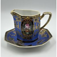 Чайная пара. Живопись. Noritake. Япония. 1908-11 годы. С рубля!