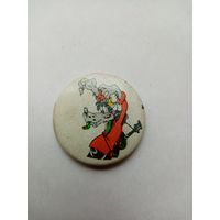 ЗНАЧОК НУ-ПОГОДИ ВОЛК !!! (металл)