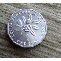 Werty71 Ямайка 1 цент 1987