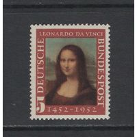 ФРГ 1952** Искусство Живопись Леонардо да Винчи Мона Лиза