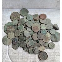 Распродажа. Сборный лот монет до 1917 года. Около 130 штук. Старт с 1 рубля.