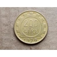 Италия 200 лир, 1979г. (U-)