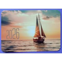 Кораблик. Календарик, глянец, 2026. Траско