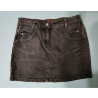 Винтажная джинсовая мини юбка с стиле Y2K, размер М