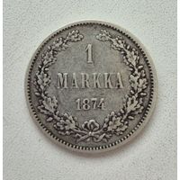 1 МАРКИ 1874 ФИНЛЯНДИЯ ВЕЛИКОЕ КНЯЖЕСТВо.