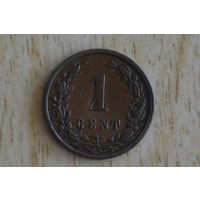 Нидерланды 1 цент 1899 с 1 руб