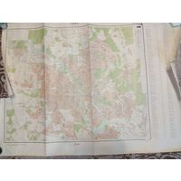 План схема города Минска, карта 1982 г.