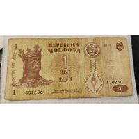 Молдова 1 лей 2010