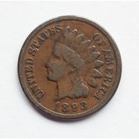 США. 1 цент 1893 г.