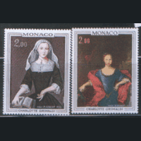 МОН. М. 1102/03. 1974. Живопись. Шарлотта Гримальди. ЧиСт.