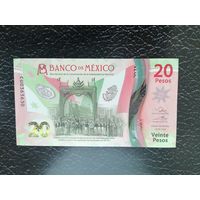 Мексика 20 UNC полимер c рубля