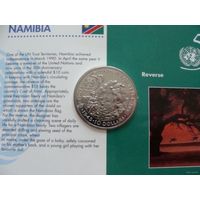 Намибия. 10 долларов 1995 год KM#9 "50 лет ООН"