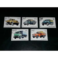 СССР 1986 Грузовые Автомобили. Полная серия 5 марок