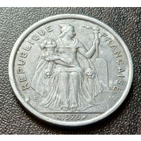 Французская Полинезия 2 франка, 1975    ( 1-12-3 )