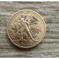 Werty71 Польша 2 злотых 2014  Олимпиада в Сочи