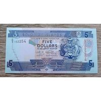 Werty71 Соломоновы острова 5 долларов 2008 UNC банкнота