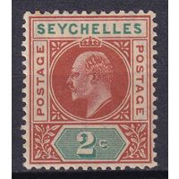 70.BrKSe. Великобритания. Колонии. Сейшельские острова. Эдуард. Стандарт. 2C. 1903/04 гг. Mi.#38.