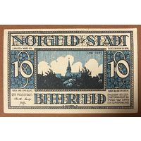 Нотгельд , 10 пфеннигов, Биттерфельд, 1921 год. Веймарская республика