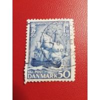Дания 1951 парусник