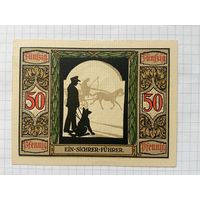 50 пфеннингов (нотгельды) 1921 г. Германия.