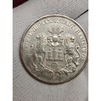 5 Марок 1913 Гамбург В Коллекцию Отличное Состояние