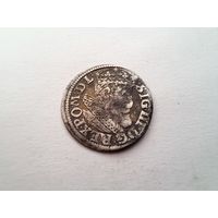 Трояк Рига 1619 (3 гроша) R3 (не чистилась)