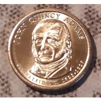 1 доллар 2008 D США  6й президент Джон Куинджи Адамс