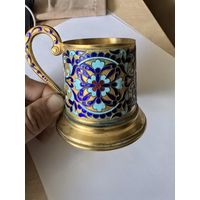 Подстаканник латунный.